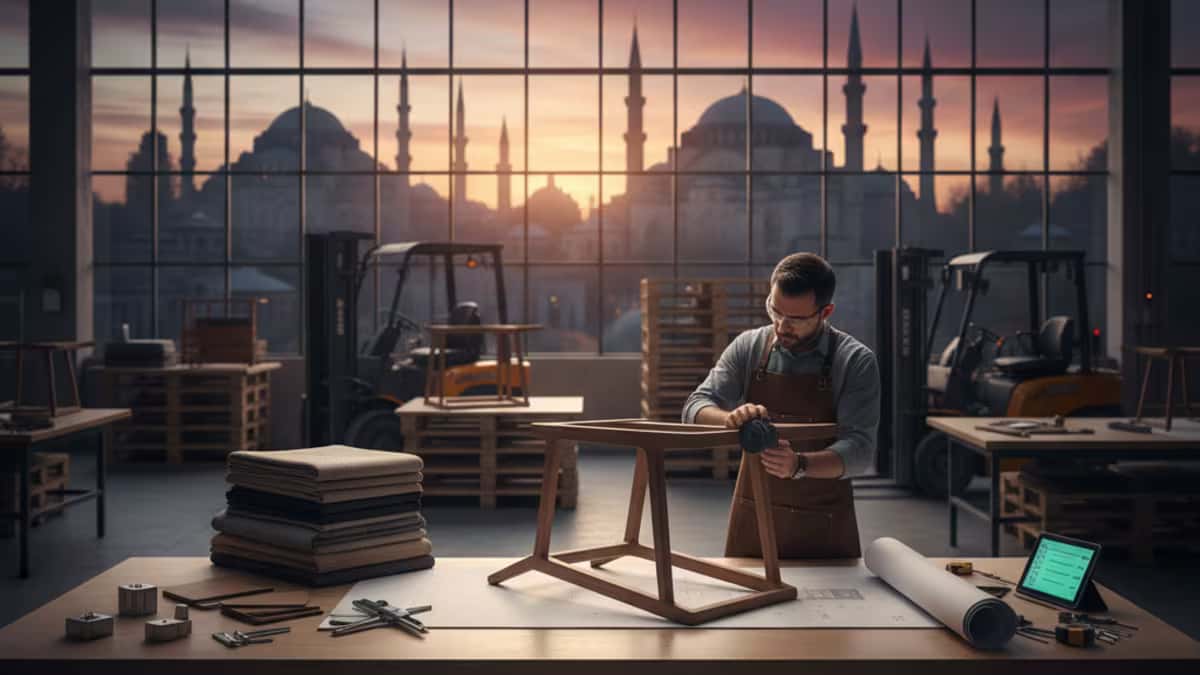 تصنيع الأثاث في تركيا: دليل التوريد العملي لعام 2026
