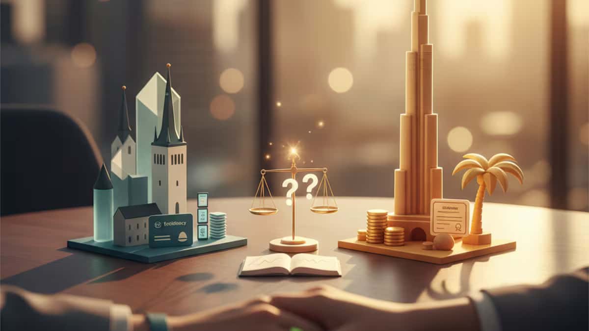 Vergi mukimliği için Estonya mı Dubai mi?